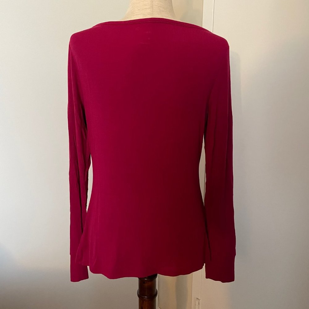 GapFit Ribbed Ballet Top - M - Picture 5 of 9